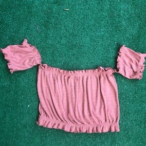 Pink top blouse